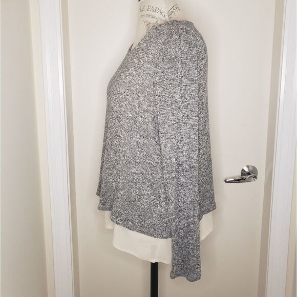 INC Sparkly Gold Knit Top - Picture 2 of 8